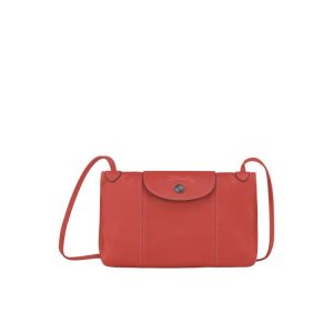 Longchamp Terracotta Bőr Crossbody Táska Narancssárga | 281390VPC