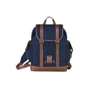 Longchamp Vászon Hátizsák Kék | 728049YNZ