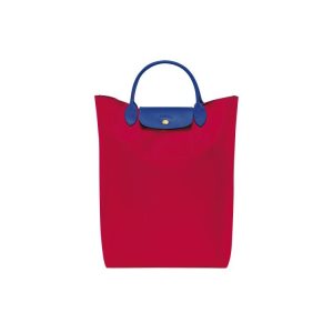 Longchamp Vászon Kézitáska Piros | 280749DGL