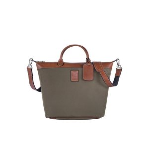 Longchamp Vászon Utazótáskák Barna | 472685EOM