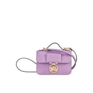 Longchamp Xs Bőr Crossbody Táska Lila | 348201JHZ