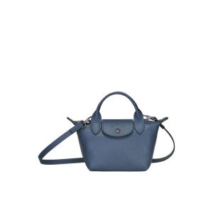 Longchamp Xs Bőr Kézitáska Kék | 307192ZVX