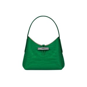 Longchamp Xs Bőr Mini Táska Zöld | 539726CYD