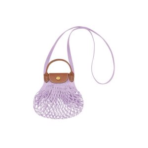 Longchamp Xs Vászon Pouches Lila | 089753KUI