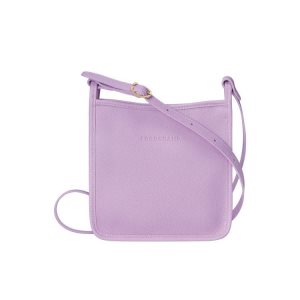 Longchamp Zipped S Bőr Crossbody Táska Lila | 786542DTU