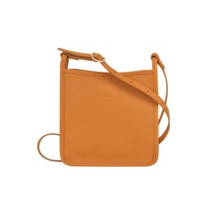 Longchamp Zipped S Saffron Bőr Crossbody Táska Narancssárga | 038147GWH